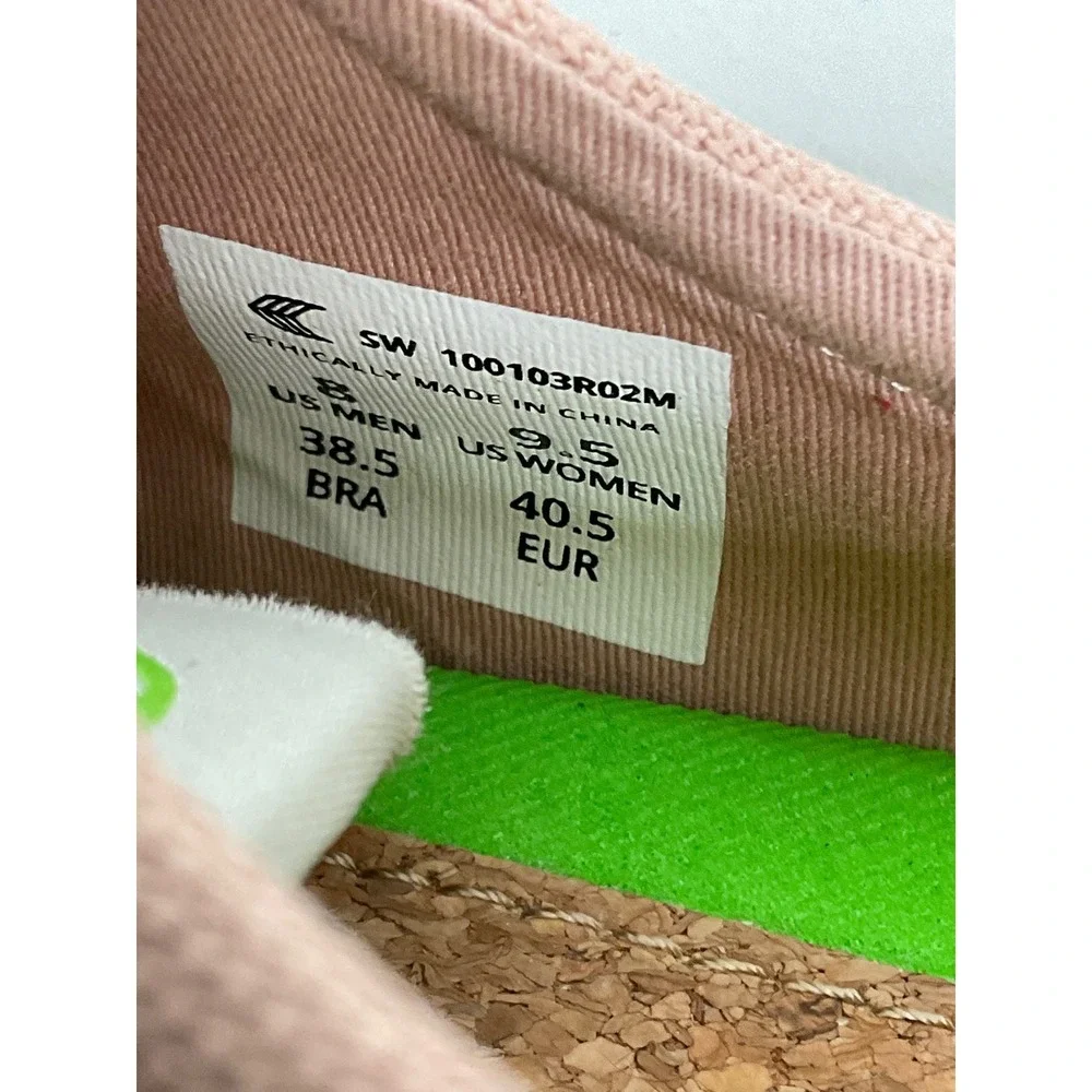 Cariuma OCA Low Rose Pink Canvas Sneakers Womens 9.5 Mens 8 SW100103R02M